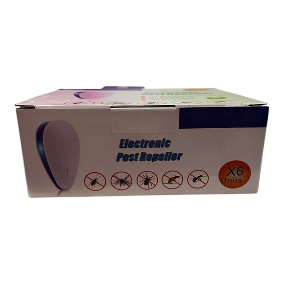 Ultrasonic Pest Repeller 6-Pack Electronic Rodent Insect Control Eco-Friendly - Picture 3 of 4